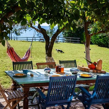Beachfront Villa Meliti Agios Matthaios  Экстерьер фото