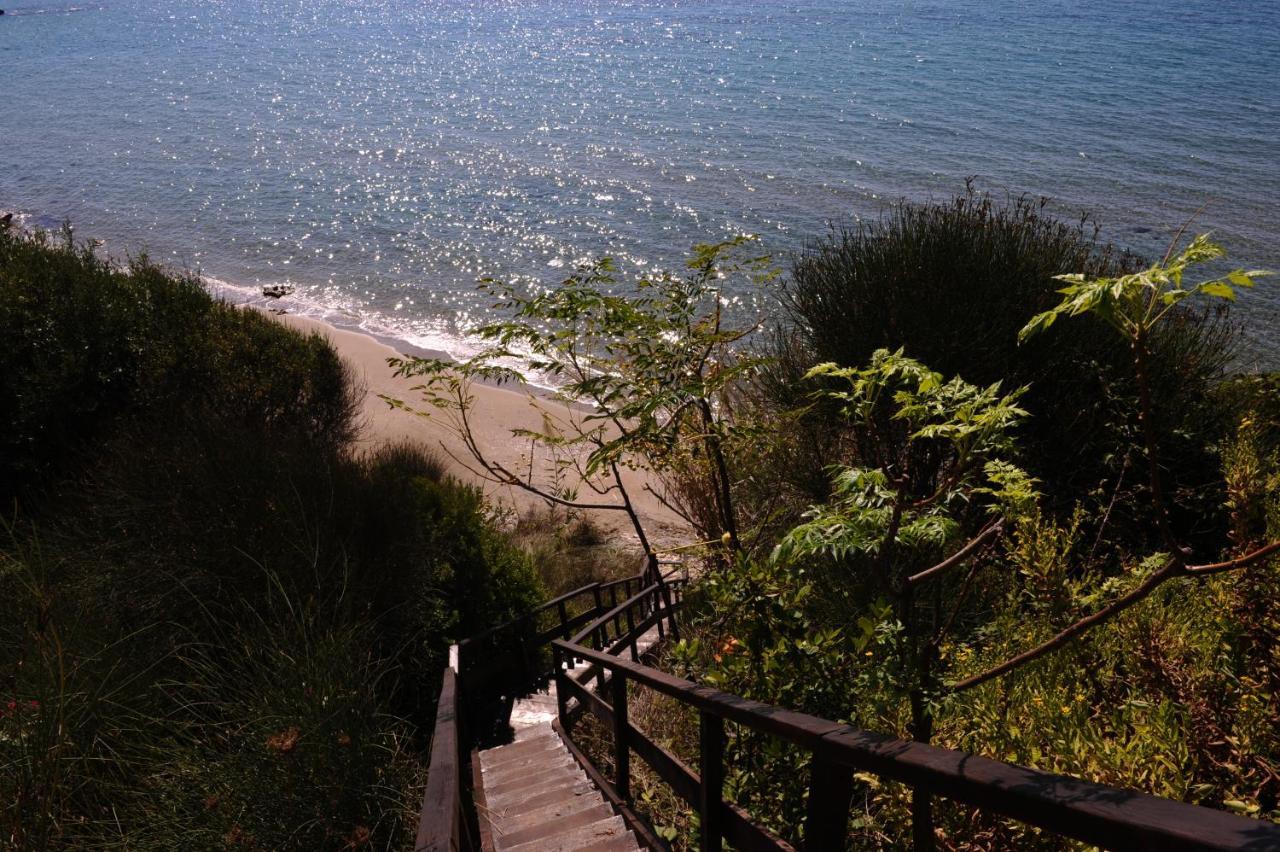Beachfront Villa Meliti Agios Matthaios  Экстерьер фото
