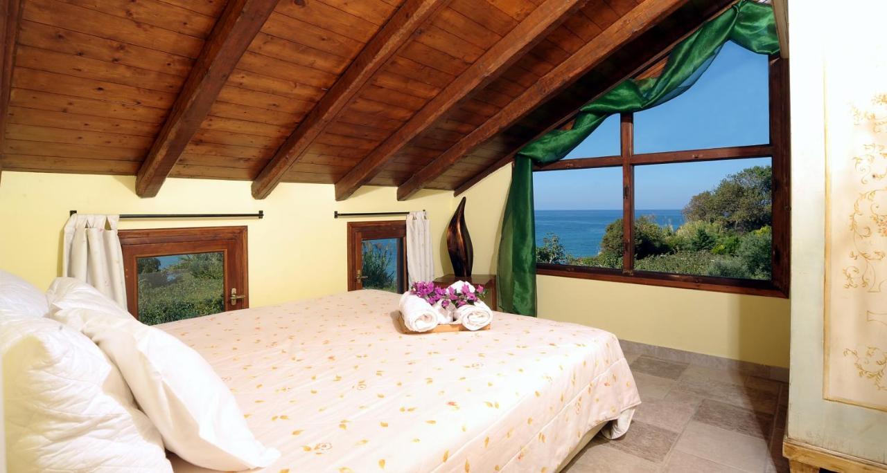 Beachfront Villa Meliti Agios Matthaios  Экстерьер фото